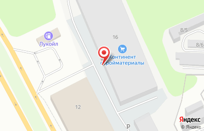 Компания Континент-Стройматериалы в Сыктывкаре на карте