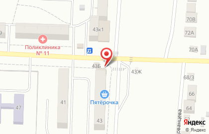 Магазин фруктов и овощей на ул. Гудованцева, 43г на карте