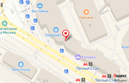 Туристическое агентство Горячие туры на метро Тёплый стан на карте