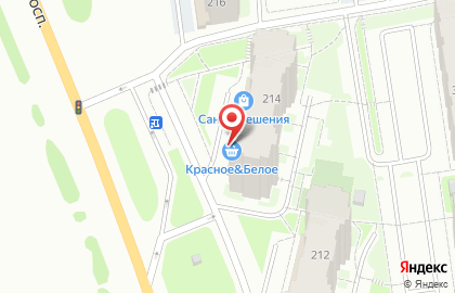 Магазин Красное & Белое в Сыктывкаре на карте