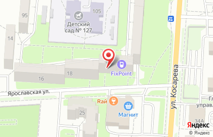 Сеть булочных Дружба на Ярославской улице на карте