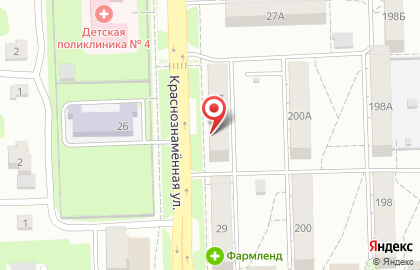 Центр Строительных Материалов на Краснознамённой улице на карте