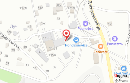 Автомагазин Автомагнат в Первореченском районе на карте