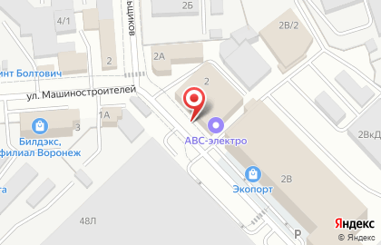 Торгово-строительная компания Саксэс в Коминтерновском районе на карте