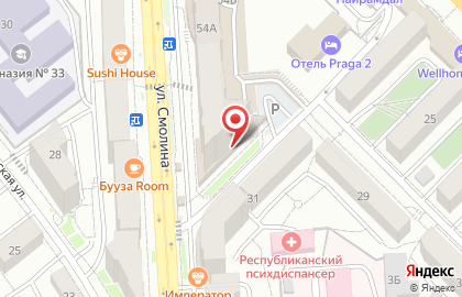 Бар Клевер в Советском районе на карте