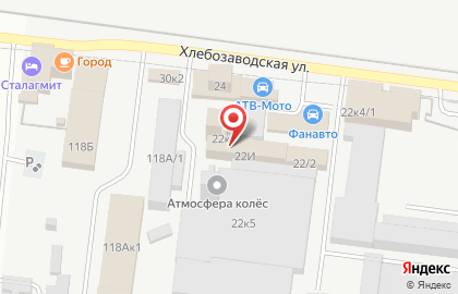 ООО АКЦЕПТ на Хлебозаводской улице на карте