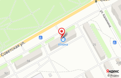 Торговый дом Илона на Советской на карте