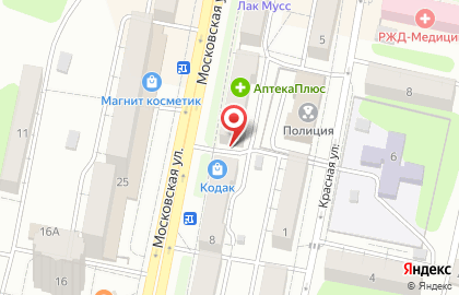 Парикмахерская Натали на Московской улице на карте