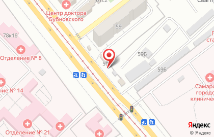 Киоск по продаже фруктов и овощей в Самаре на карте