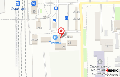Магазин Техника в Новосибирске на карте