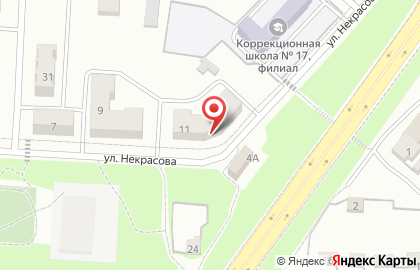 Компания Авеню на улице Некрасова на карте