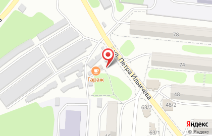 Кафе Гараж в Петропавловске-Камчатском на карте