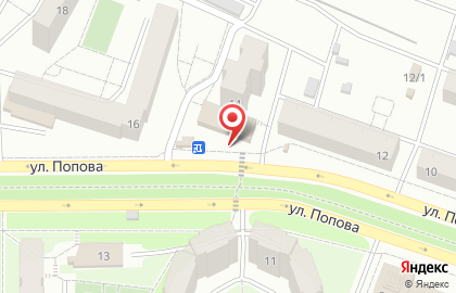 Салон цветов Крона в Октябрьском районе на карте