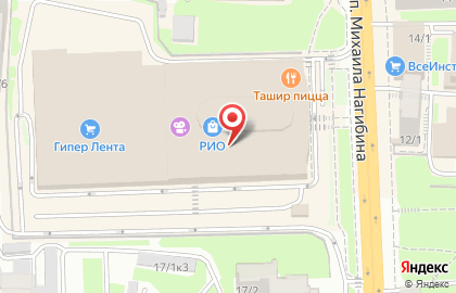 Автоматизированный пункт выдачи товаров PickPoint на проспекте Михаила Нагибина на карте