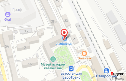 Продуктовый магазин Разъезд на карте