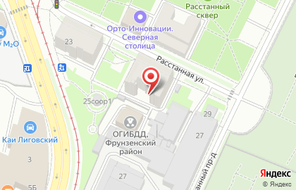Грин-крест, Офис на карте