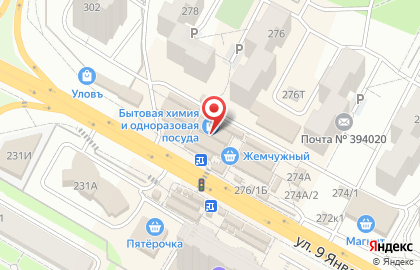 Киоск по продаже кондитерских изделий на улице 9 Января на карте
