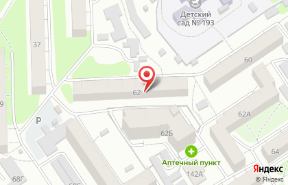 Адвокатский кабинет Черкасова С.В. в Железнодорожном районе на карте