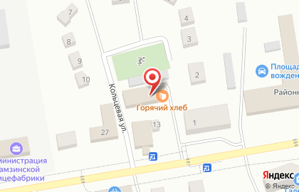 Магазин Горячий хлеб на Кольцевой улице на карте