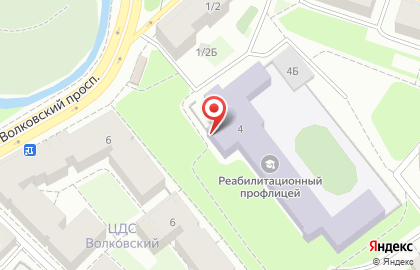 Техникум для инвалидов Профессионально-реабилитационный центр в Санкт-Петербурге на карте