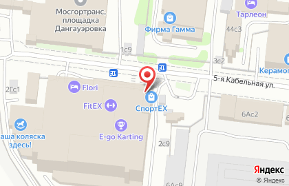Мотомагазин Драйвбайк на 5-й Кабельной улице на карте
