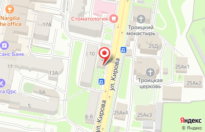 Супермаркет Магнит в Ленинском районе на карте