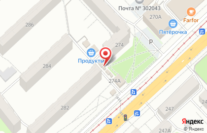 Хлебный магазин в Заводском районе на карте