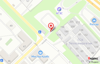 Автостоянка в Челябинске на карте