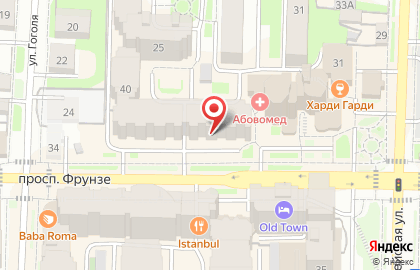 Банкомат Райффайзенбанк на проспекте Фрунзе на карте