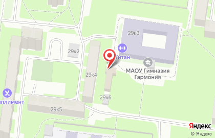 Фитнес-клуб Non Stop в Великом Новгороде на карте
