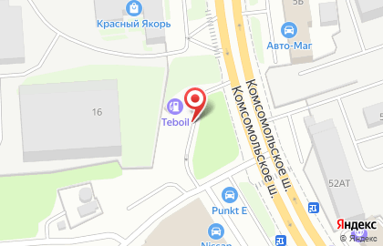 ТКТ на Комсомольском шоссе на карте