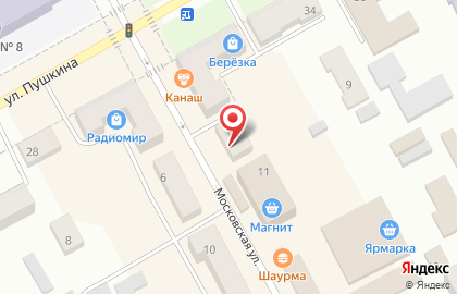Кондитерская Акконд на Московской улице на карте