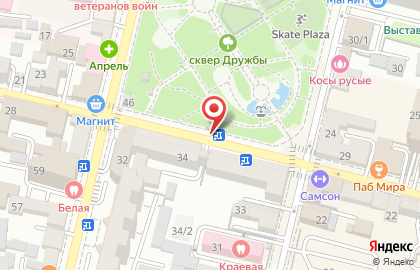 Киоск фастфудной продукции Копик на улице Мира на карте