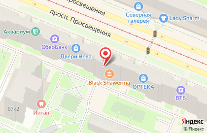 Фармакор на улице Просвещения на карте
