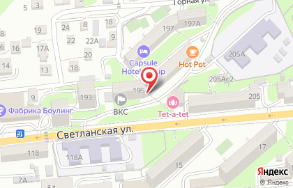 Продуктовый магазин во Владивостоке на карте