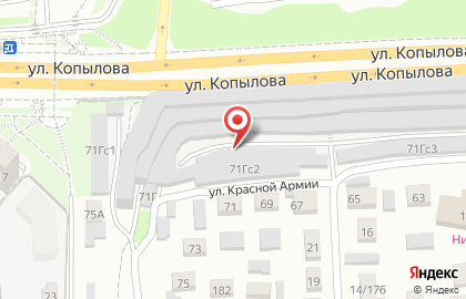 ДиАрт на улице Красной Армии на карте