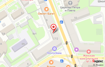 Магазин одежды Белоснежка на Большой Санкт-Петербургской улице на карте