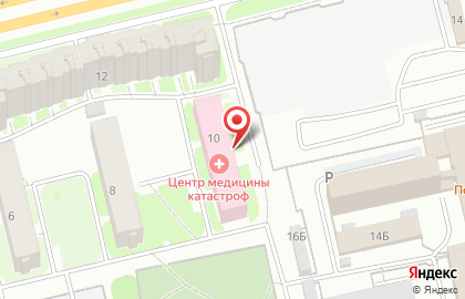 Республиканский центр медицины катастроф и скорой медицинской помощи в Чебоксарах на карте