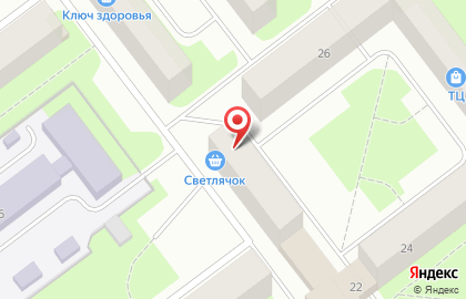 Продуктовый магазин Светлячок на Жемчужной улице на карте