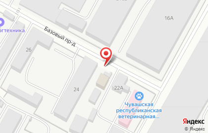 Строительная компания Дуслык в Базовом проезде на карте