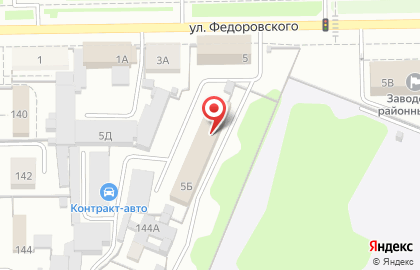 Компания Аквасервис на улице Федоровского на карте