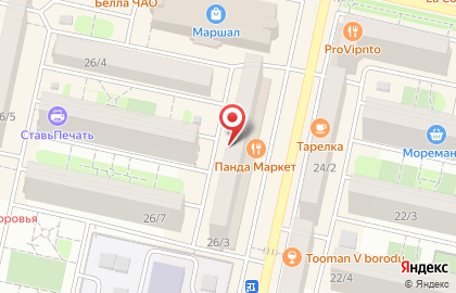 Милашка на улице Тухачевского на карте