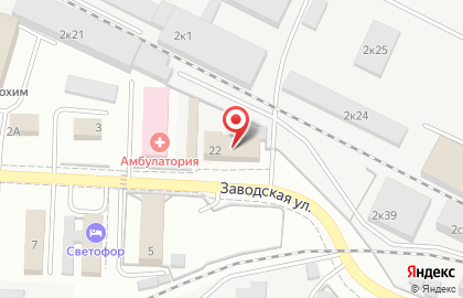 Зуб Здоров на Заводской улице на карте
