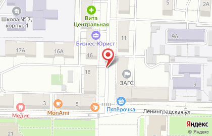 Для Вас на улице Пушкина на карте