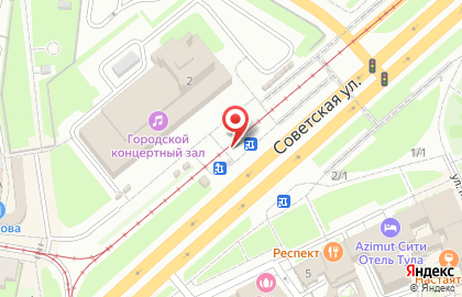 Магазин цветов в Туле на карте