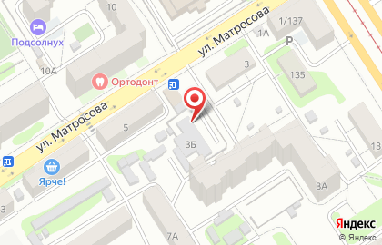 Форне на улице Матросова на карте