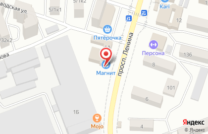 Живое пенное на проспекте Ленина на карте