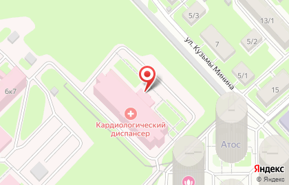 Банкомат Газпромбанк в Новосибирске на карте