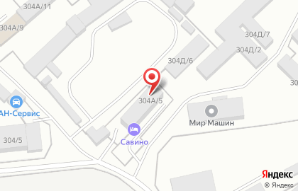 Хостел Савино на карте