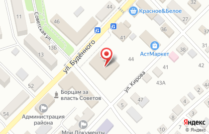 Кулинария МАН на улице Будённого на карте